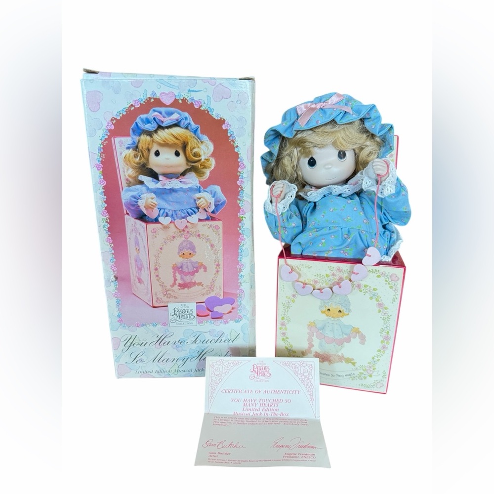 NIB - YOU HAVE TOUCHED SO MANY HEARTS Limited Edition Musical Jack-In-The-Box